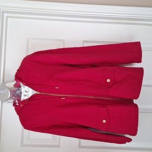 Karen Scott Petites Sport Hooded Zip Jacket  Size Medium